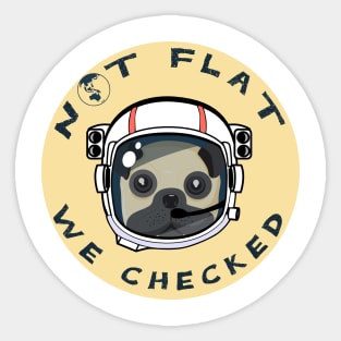 Not flat we checked Sticker